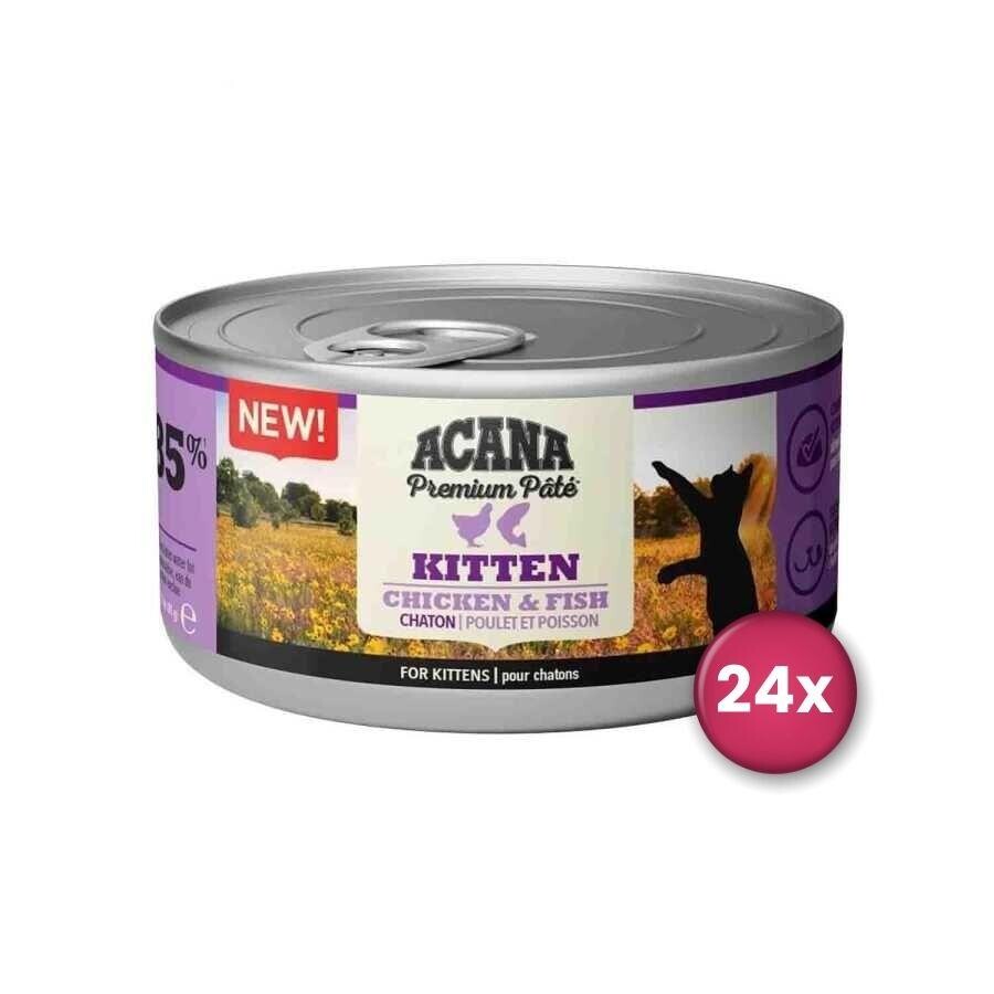 Acana Premium Pate (ezme) Tavuklu Ve Balıklı Yavru Kedi Konservesi 85 GR 24 ADET  | SRC: Barcode: 064992719852