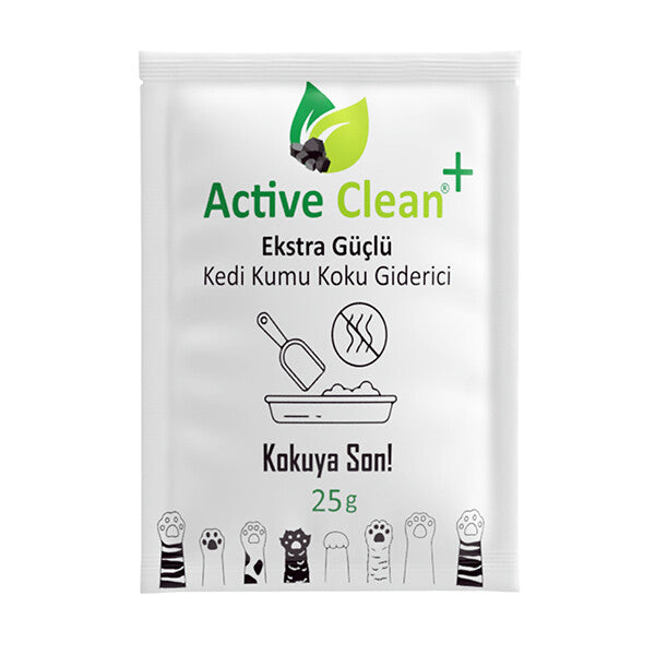 Active Clean Hindistan Cevizli Organik Kedi Kumu Koku Giderici 25 GR  | SRC: Barcode: 8683860710825