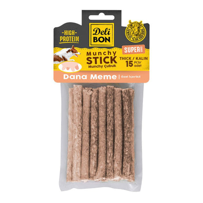 Delibon Süper Munchy Çubuk Dana Memeli Köpek Çiğneme Kemiği