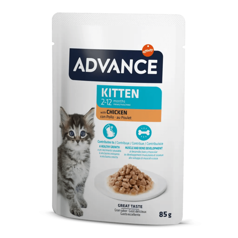 Advance Kitten Tavuklu Yavru Kedi Konserve Maması 85 GR  | SRC: Barcode: 8410650939315