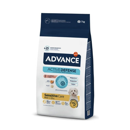 Advance Mini Sensitive Somonlu Küçük Irk Yetişkin Köpek Maması 7 KG  | SRC: Barcode: 8410650582825