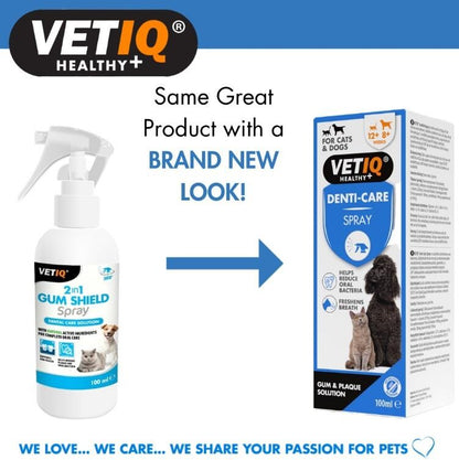Vet Iq 2in1 Gum Shield Kedi Köpek Ağız Ve Diş Bakım Spreyi 100 ML  | SRC: Barcode: 750826005979