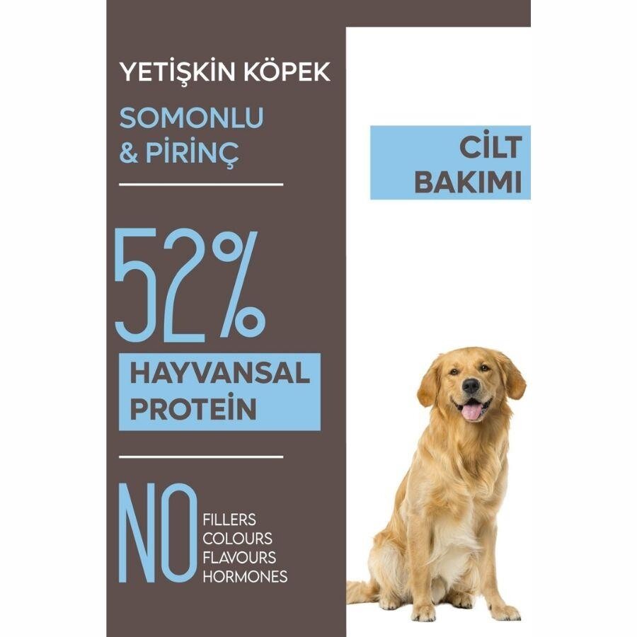 Animal World Somonlu Orta Ve Büyük Yetişkin Irk Köpek Maması 15 KG  | SRC: Barcode: 8682328740824