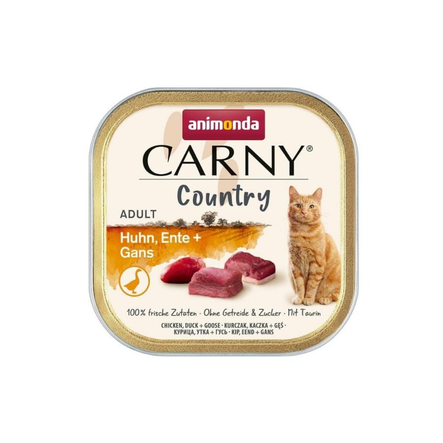 Animonda Carny Country Tavuklu Ördekli Ve Kaz Etli Yetişkin Kedi Konservesi 100 GR  | SRC: Barcode: 4017721838467