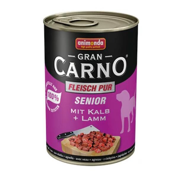Animonda Gran Carno Sığır Etli Kuzulu Yaşlı Köpek Konservesi 400 GR  | SRC: Barcode: 4017721827379
