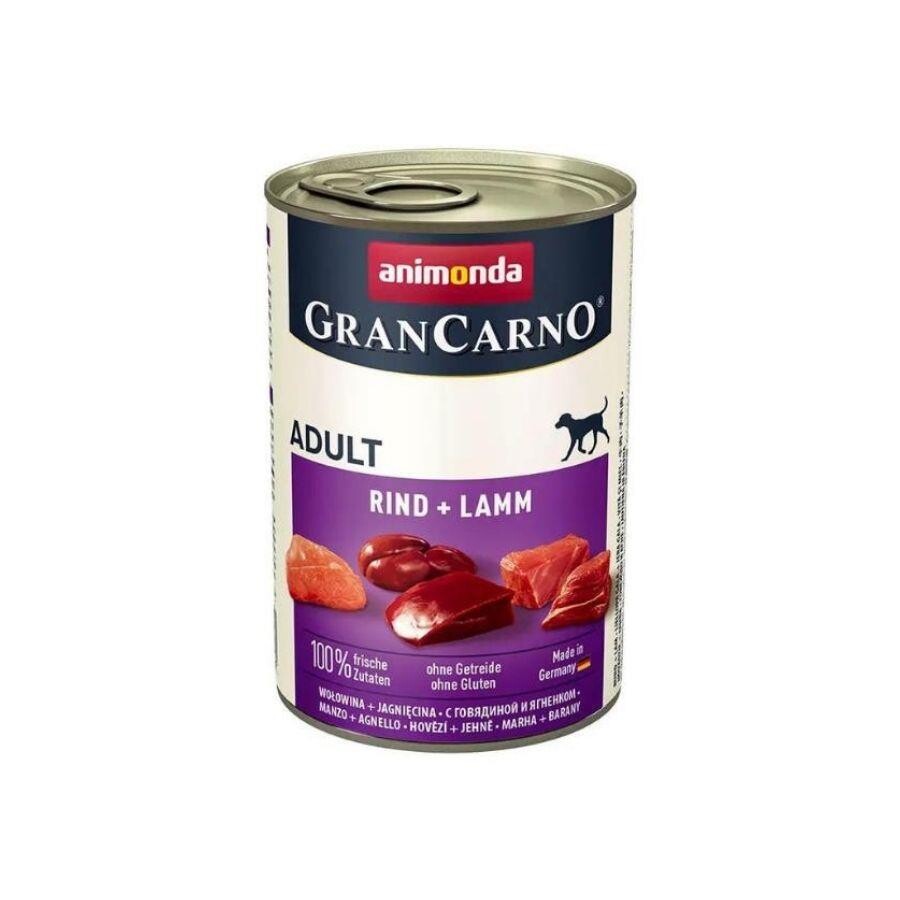 Animonda Gran Carno Sığır Ve Kuzu Etli Yetişkin Konserve Köpek Maması 400 GR  | SRC: Barcode: 4017721827331