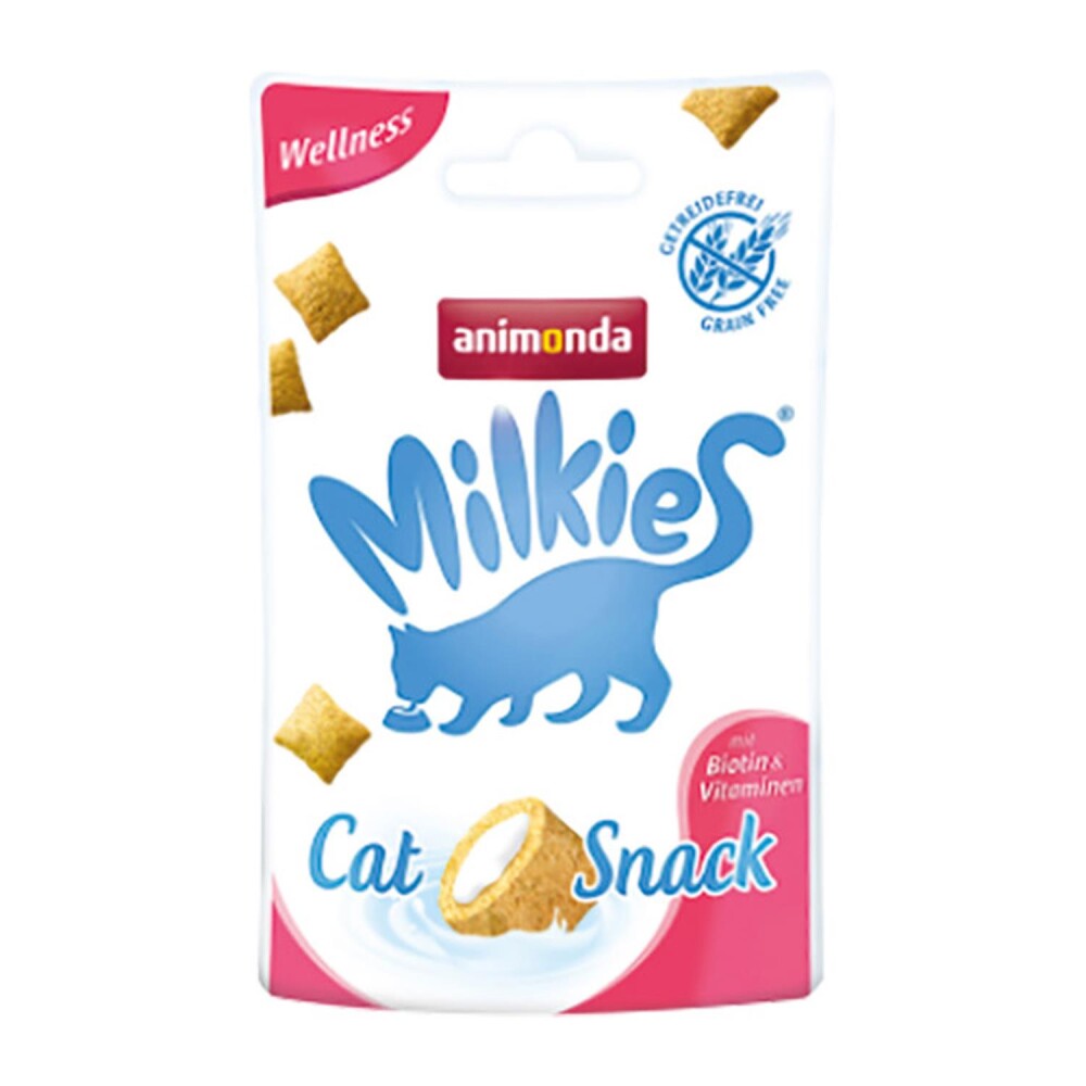 Animonda Milkies Wellness Biotin İçerikli Glütensiz Tüy Bakımı Kedi Ödülü 30 GR  | SRC: Barcode: 4017721831161