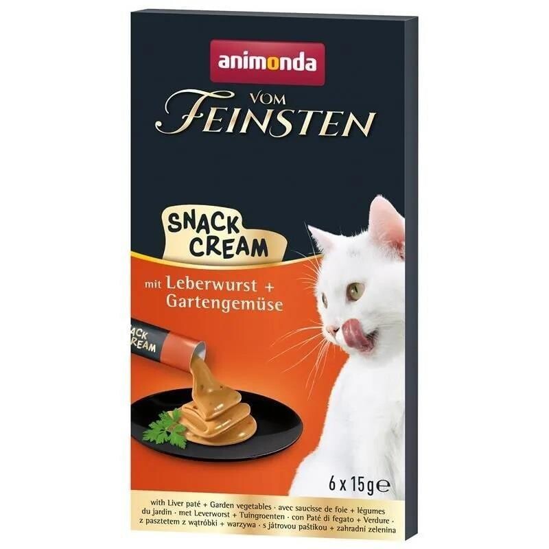 Animonda Snack Carny Ciğerli Sıvı Krema Kedi Ödülü 6 X 15 GR  | SRC: Barcode: 4017721838665