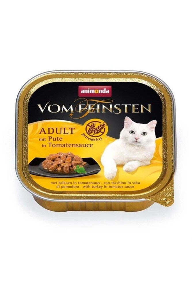 Animonda Vom Feinsten Domates Ve Hindili Yetişkin Kedi Konservesi 100 GR  | SRC: Barcode: 4017721833608