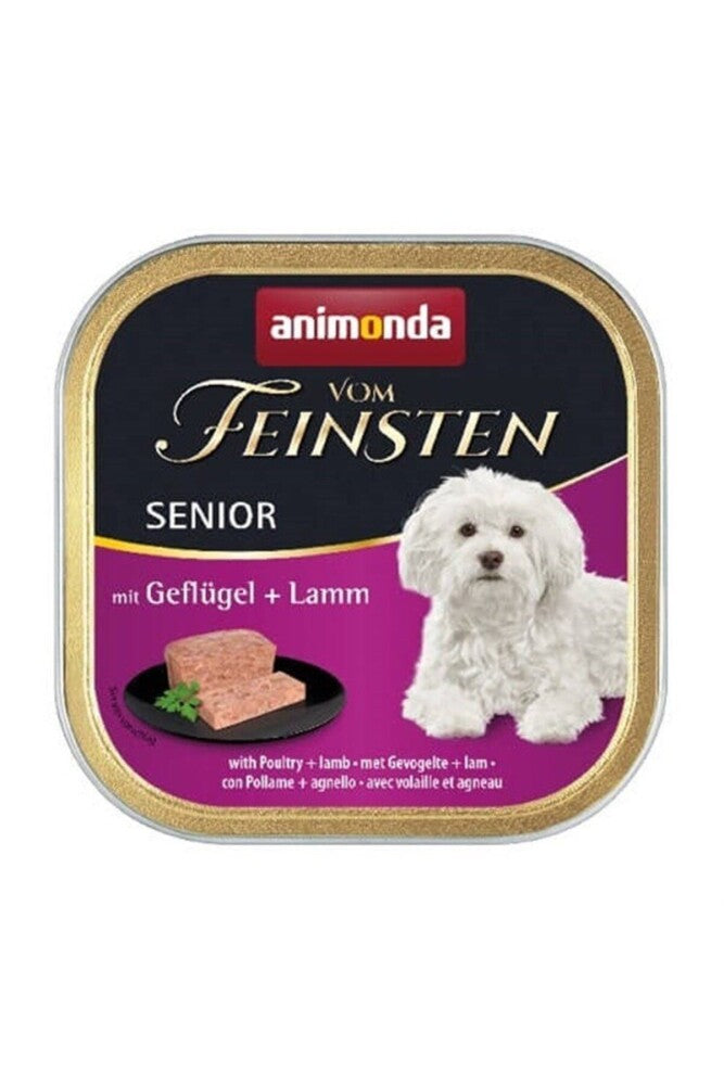 Animonda Vom Feinsten Kümes Hayvanlı Ve Kuzu Etli Yaşlı Köpek Konservesi 150 GR  | SRC: Barcode: 4017721829755