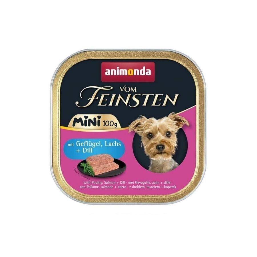 Animonda Vom Feinsten Kümes Hayvanlı Ve Somonlu Mini Irk Yetişkin Köpek Konservesi 100 GR  | SRC: Barcode: 4017721823586