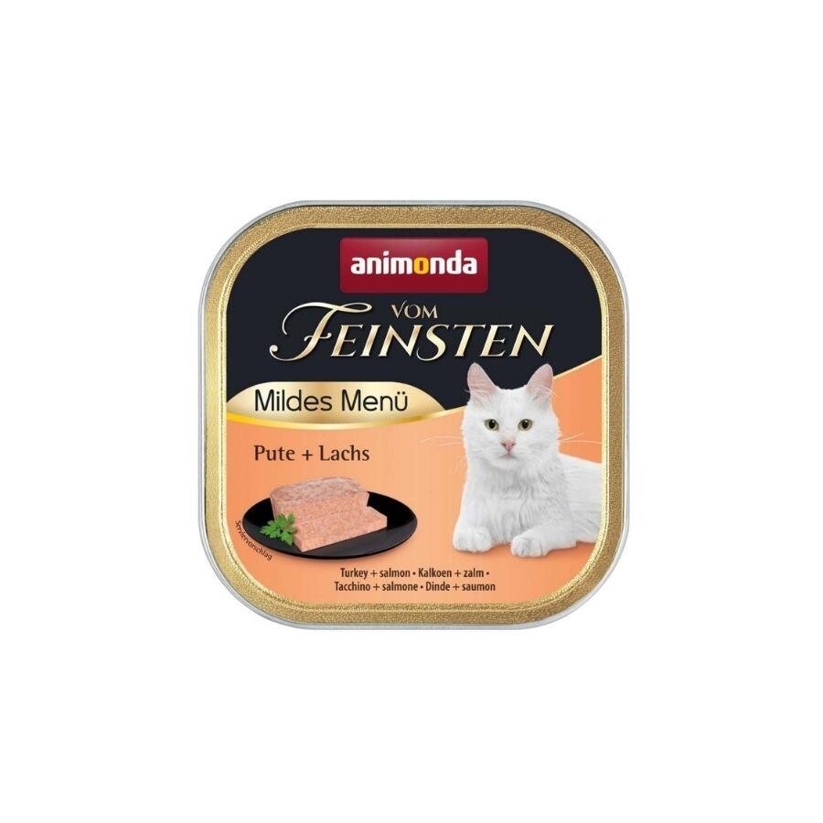 Animonda Vom Feinsten Mildes Menü Hindi Etli Ve Somonlu Yetişkin Kedi Konservesi 100 GR  | SRC: Barcode: 4017721830485