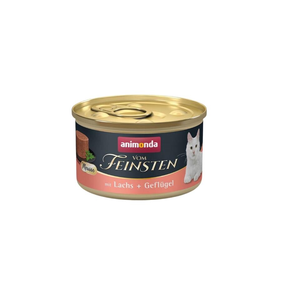 Animonda Vomfeinsten Somon Ve Kümes Hayvanlı Yetişkin Kedi Konservesi 85 GR  | SRC: Barcode: 4017721830324