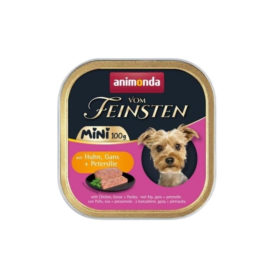 Animonda Von Feinsten Tavuk Ve Kaz Etli Mini Irk Yetişkin Köpek Konservesi 100 GR  | SRC: Barcode: 4017721823593