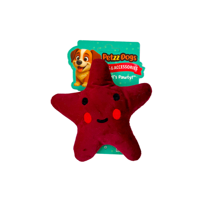 PetzzDogs Star One Sesli Dayanıklı Peluş Köpek Çiğneme Oyuncağı