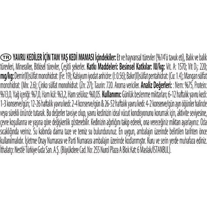 Pro Plan Kitten Tavuklu Yavru Konserve Kedi Maması