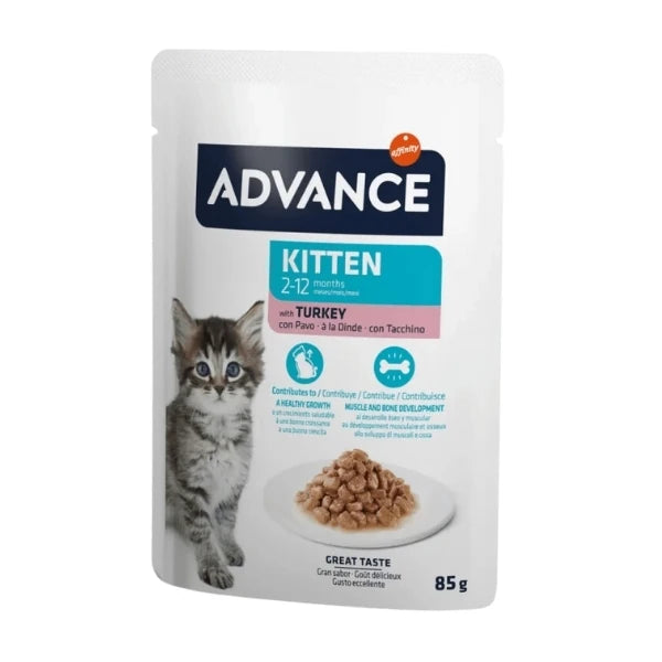 Advance Hindi Etli Pouch Konserve Yavru Kedi Maması