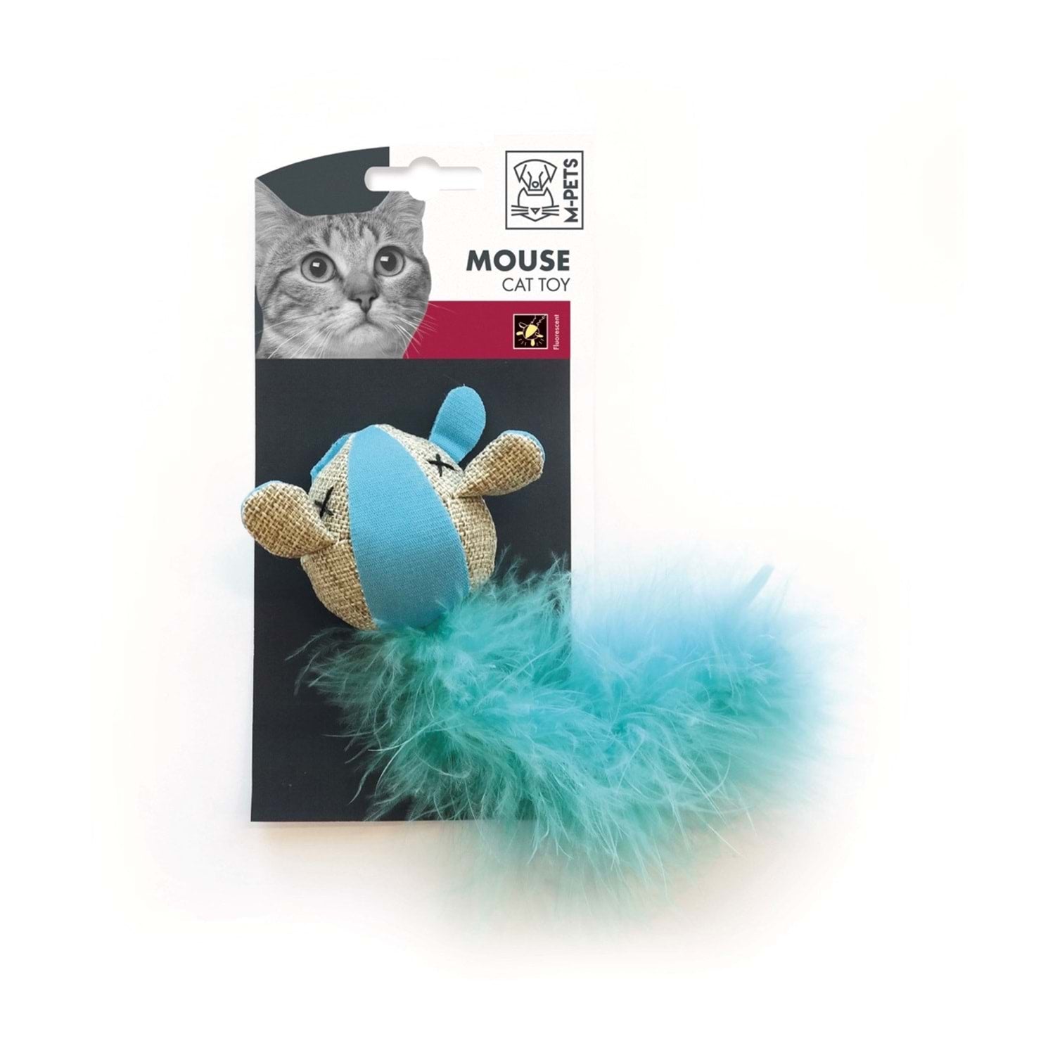 M-Pets Tüylü Fare Kedi Oyuncağı