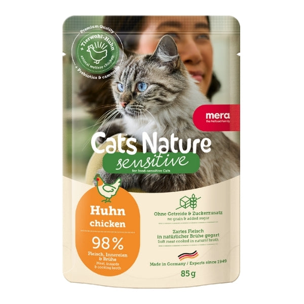 Mera Cats Nature Tavuklu Pouch Yetişkin Konserve Kedi Maması