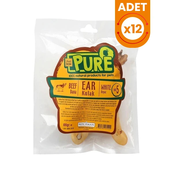 Delibon Kurutulmuş Kulak Köpek Ödül Maması  100 Gr