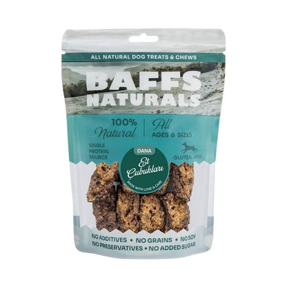 Baffs Naturals Kurutulmuş Dana Et Çubukları Köpek Ödülü 100 GR  | SRC: Barcode: 8683229861489