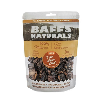 Baffs Naturals Kurutulmuş Kuzu Ciğer Köpek Eğitim Ödülü 100 GR  | SRC: Barcode: 8683229861229