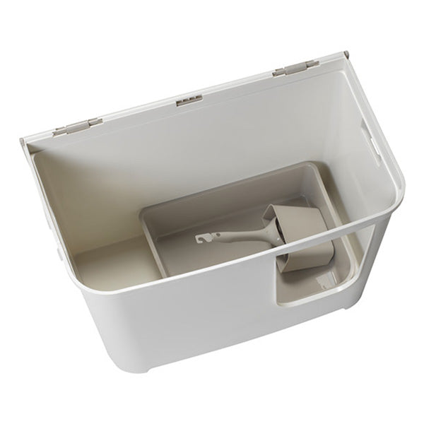 Moderna Casetta Camelia Kapalı Kedi Tuvaleti Beyaz