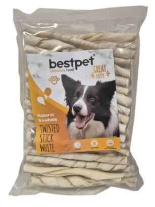 Bestpet Burgu Kemik Çubuk Köpek Ödülü 350 GR BEYAZ  | SRC: Barcode: 8681465610434