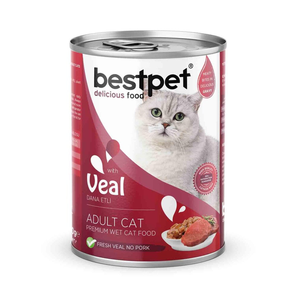 Bestpet Dana Etli Yetişkin Kedi Konservesi 400 GR  | SRC: Barcode: 8681465603498