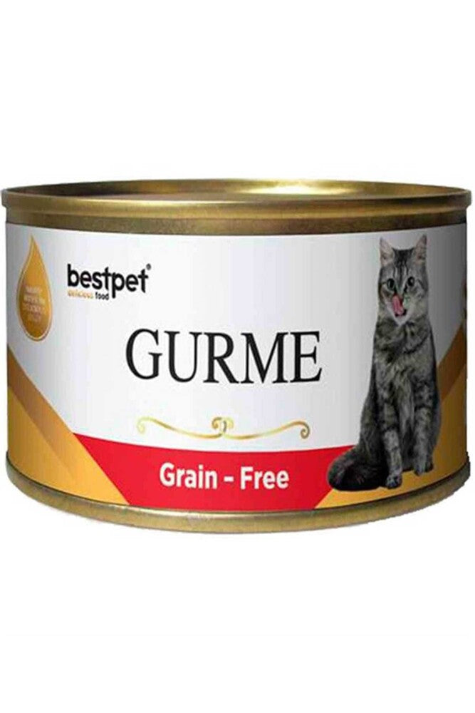 Bestpet Gurme Tahılsız Jöleli Biftekli Kedi Konservesi 85 GR  | SRC: Barcode: 8681465603535