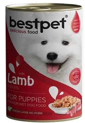 Bestpet Jöle İçinde Parça Kuzu Etli Konserve Yavru Köpek Maması 400 GR  | SRC: Barcode: 8681465601142