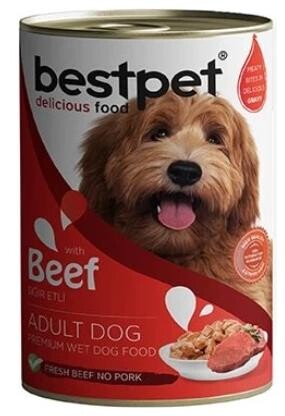 Bestpet Jöle İçinde Parça Sığır Etli Konserve Yetişkin Köpek Maması 400 GR  | SRC: Barcode: 8681465600992