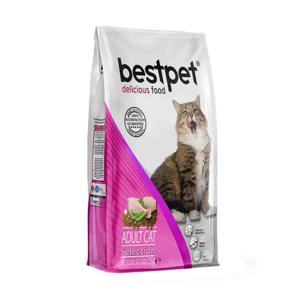 Bestpet Selection Tavuklu Yetişkin Kedi Maması 15 KG  | SRC: Barcode: 8681465601845