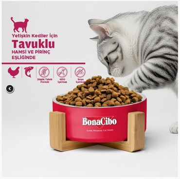 Bonacibo Tavuklu (hamsi Ve Pirinç Eşliğinde) Yetişkin Kedi Maması 15 KG  | SRC: Barcode: 8694686406953