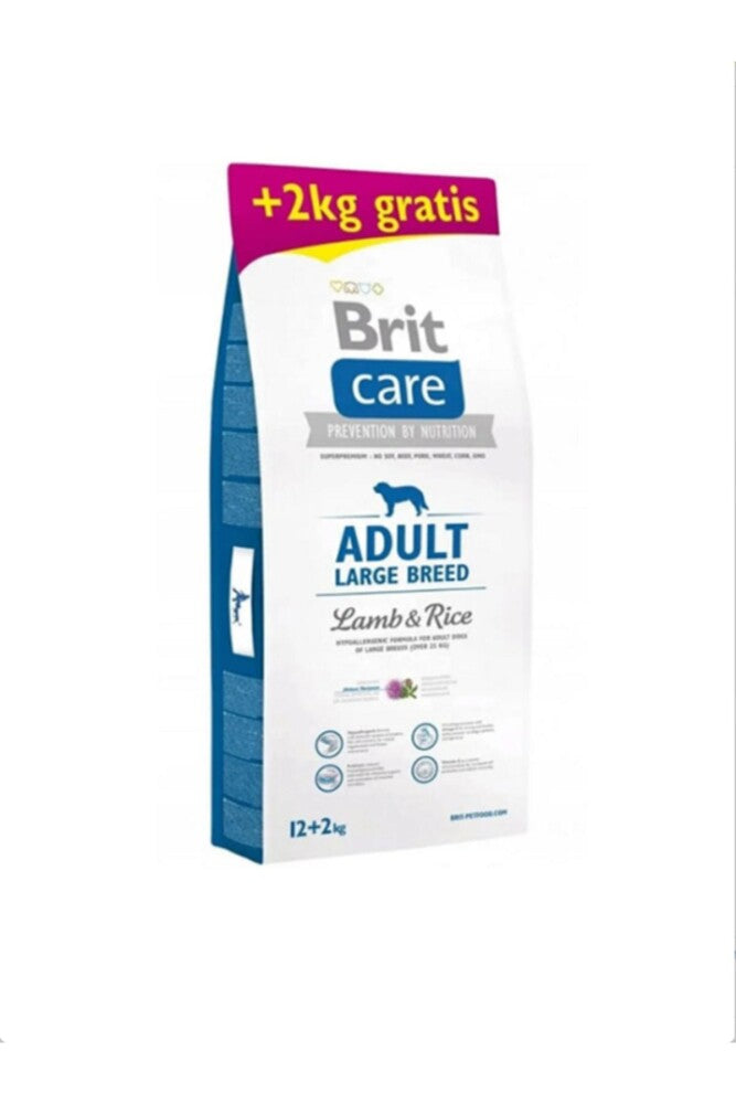 Brit Care Large Breed Hypoallergenic Kuzulu Ve Pirinçli Büyük Irk Yetişkin Köpek Maması 12 KG + 2 KG  | SRC: Barcode: 8595602567317