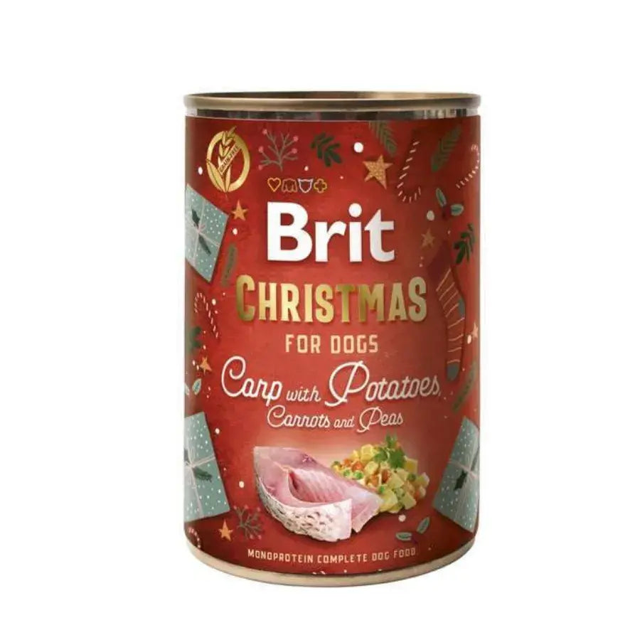 Brit Care Dog Christmas Sazan Balıklı Ve Patatesli Yetişkin Köpek Konservesi 400 GR  | SRC: Barcode: 8595602554744
