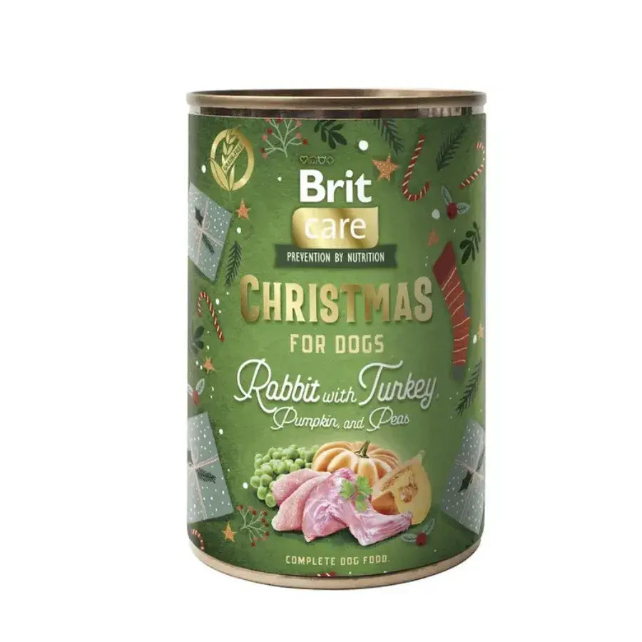 Brit Care Dog Christmas Tavşan Eti Ve Hindi Eti Aromalı Yetişkin Köpek Konservesi 400 GR  | SRC: Barcode: 8595602579419