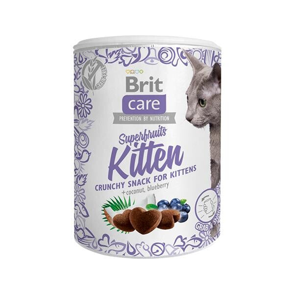 Brit Care Glutensiz Süper Besinli Yavru Kedi Ödülü 100 GR  | SRC: Barcode: 8595602521425