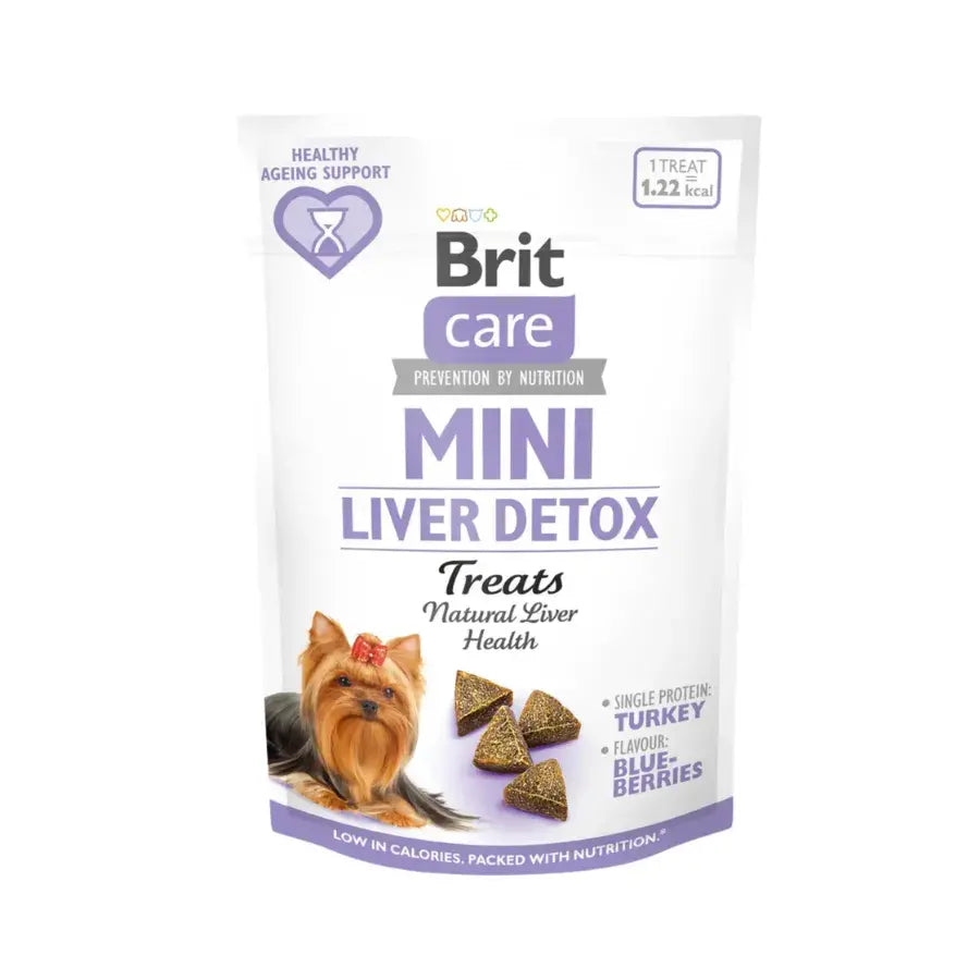 Brit Care Mini Treats Liver Detox Hindili Yarı Nemli Küçük Irk Köpek Ödül Maması 50 GR  | SRC: Barcode: 8595602578573