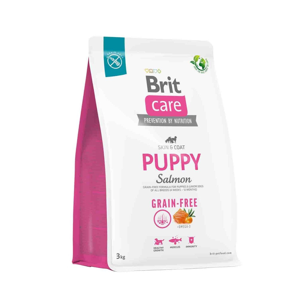 Brit Care Skin & Coat Tahılsız Hassas Deri Yapısına Sahip Somonlu Yavru Köpek Maması 3 KG  | SRC: Barcode: 8595602558810