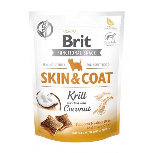 Brit Care Skin & Coat Karides Ve Hindistan Cevizli Tüy Sağlığı İçin Köpek Ödülü 150 GR  | SRC: Barcode: 8595602539963