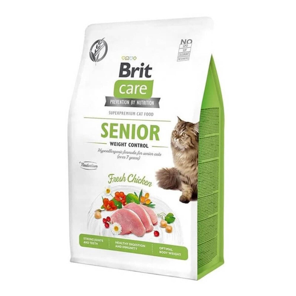 Brit Care Tahılsız Senior Weight Control Tavuklu Yaşlı Kedi Maması 2 KG  | SRC: Barcode: 8595602540945