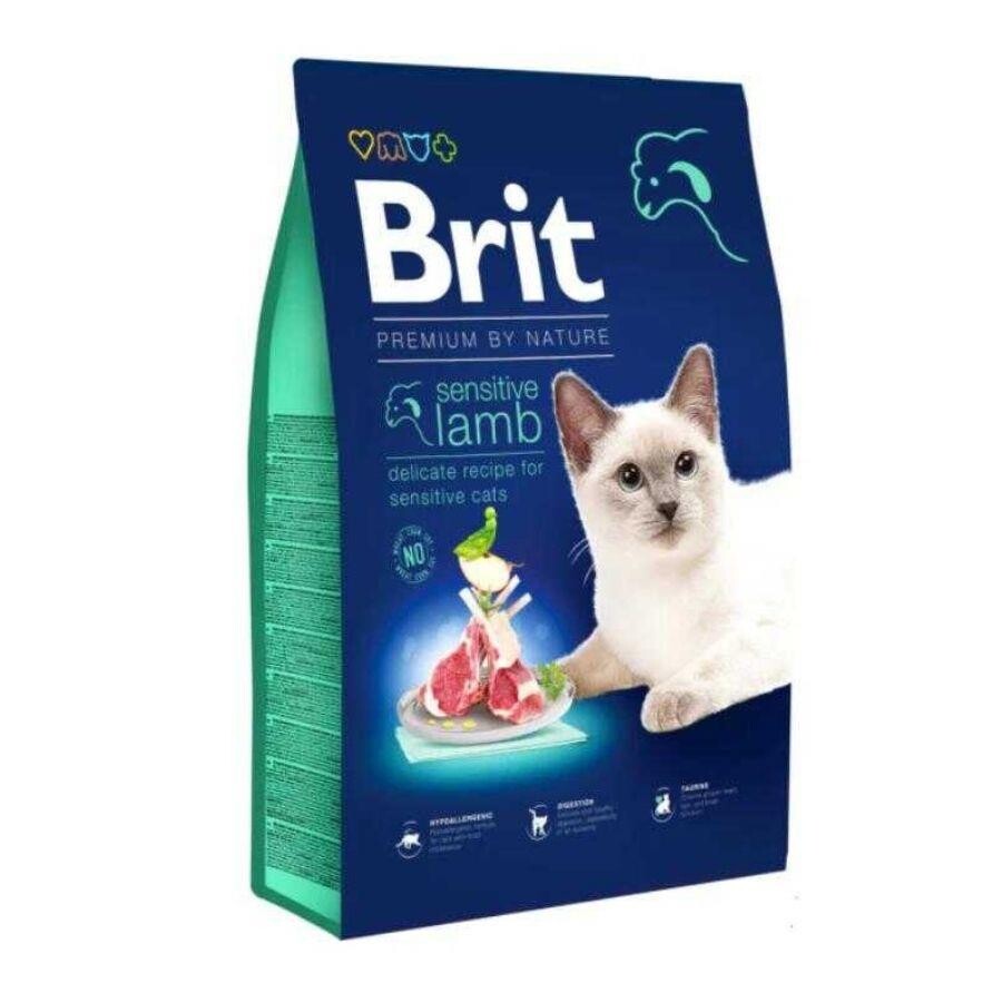 Brit Premium Hipoalerjenik Sensitive Kuzu Etli Yetişkin Kedi Maması 8 KG  | SRC: Barcode: 8595602553266
