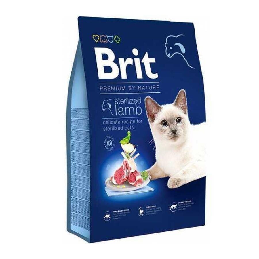 Brit Premium Kuzu Etli Kısırlaştırılmış Yetişkin Kedi Maması 8 KG  | SRC: Barcode: 8595602553242