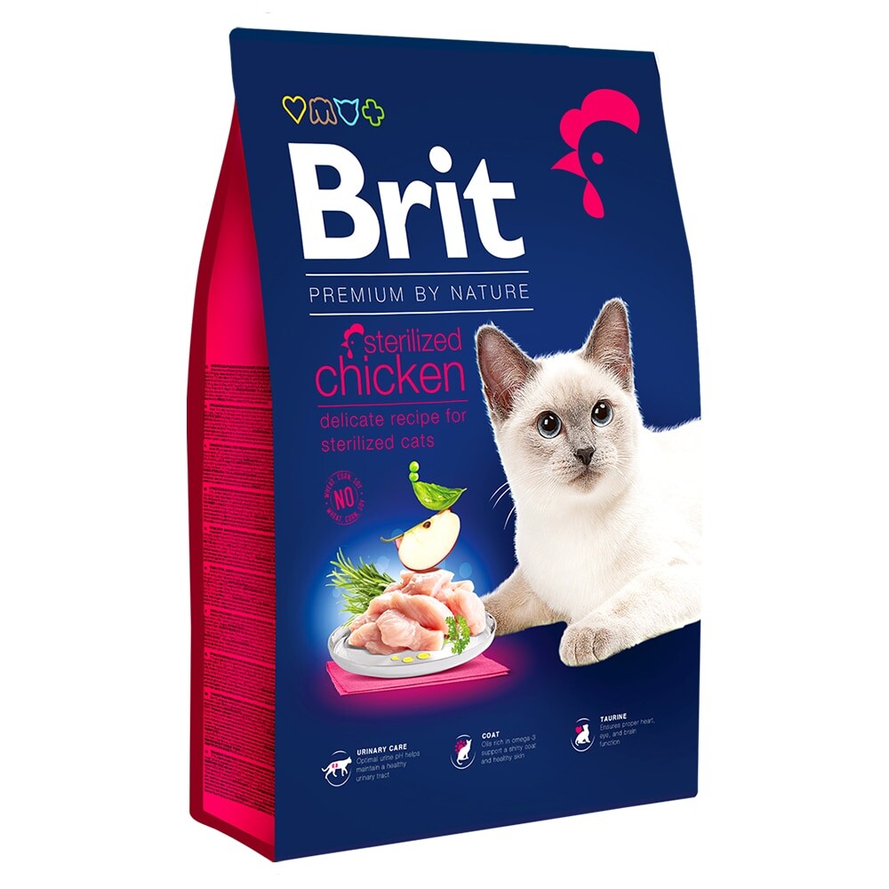 Brit Premium Tavuk Etli Kısırlaştırılmış Yetişkin Kedi Maması 8 KG  | SRC: Barcode: 8595602553235
