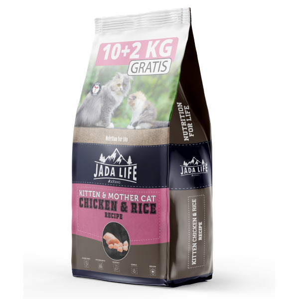 Jadawa Jada Life Premium Kitten & Mother Tavuklu Yavru ve Anne Kedi Maması