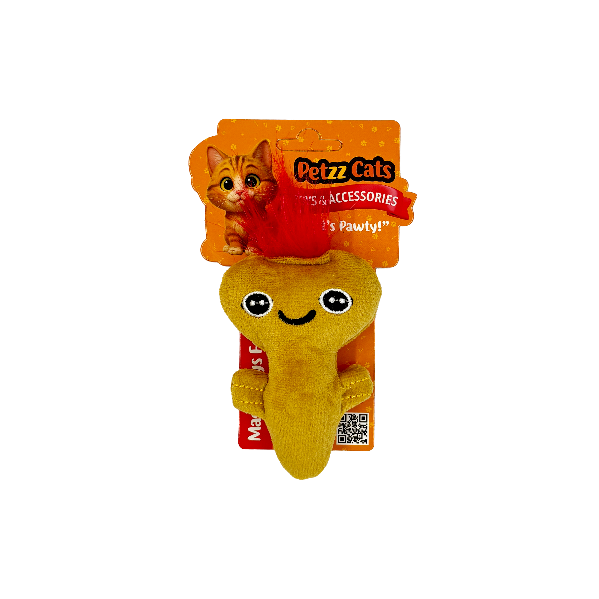 PetzzCats Axe Matatabi ve Çıngırak Sesli Peluş Kedi Oyuncağı