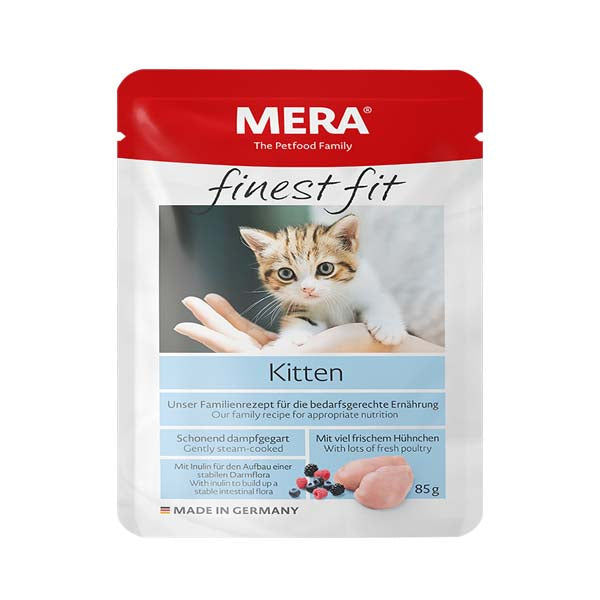 Mera Finest Fit Kitten Pouch Yavru Konserve Kedi Maması