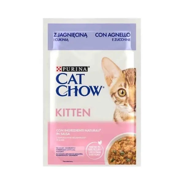 Cat Chow Kuzu Etli Ve Kabaklı Pouch Yavru Konserve Kedi Maması 85 GR  | SRC: Barcode: 8445290426550