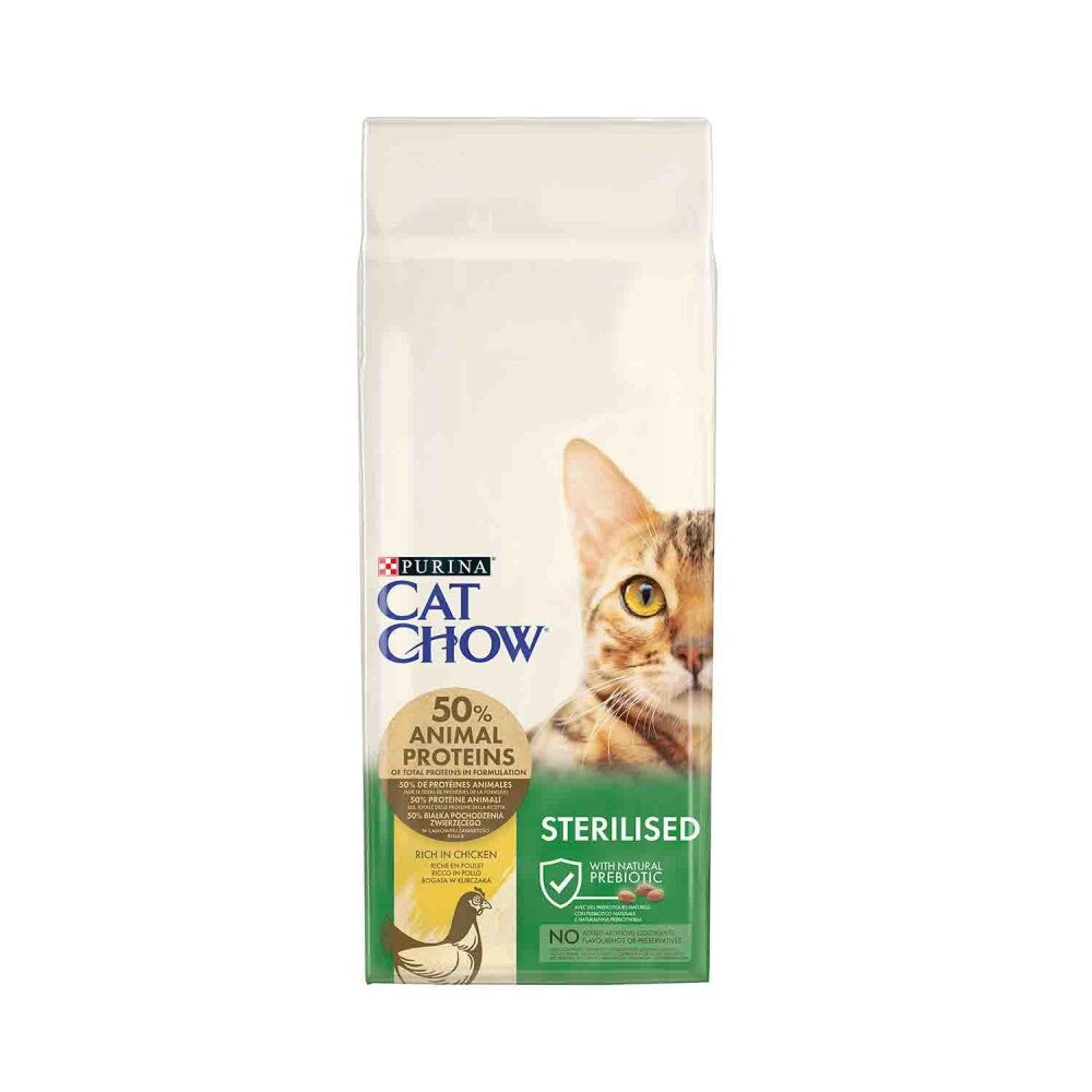 Cat Chow Tavuk Etli Kısırlaştırılmış Kedi Maması 15 KG  | SRC: Barcode: 7613032233051